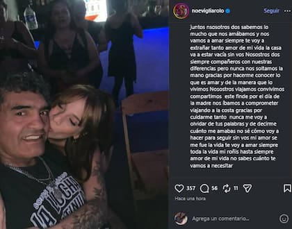 El emotivo posteo de la novia del Roña Castro tras el deceso del exboxeador.