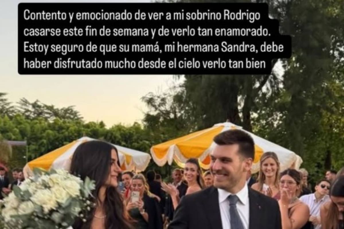El emotivo posteo de Macri en el casamiento de su sobrino.