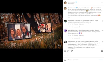 El emotivo posteo que le dedicó Cris Morena a Romina, en el día que hubiese cumplido 50 años (Foto: Instagram @bycrismorena)