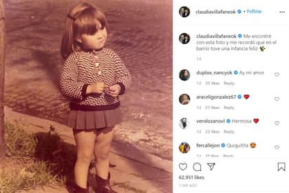 El emotivo recuerdo de Claudia Villafañe en las redes sociales