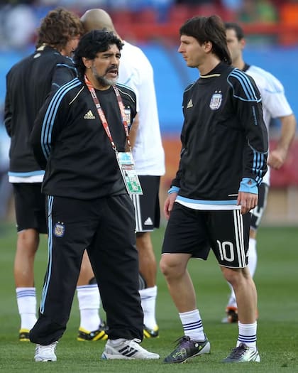 El emotivo recuerdo de Messi con Maradona