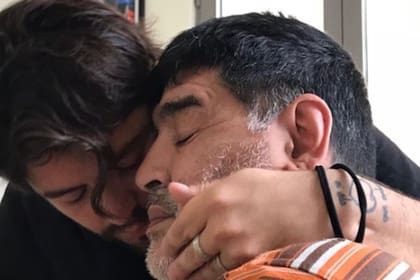 El emotivo saludo de Diego Maradona Jr a su padre