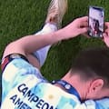 El día que Messi hizo una videollamada con su padre desde el Maracaná tras ganar la Copa América 2021
