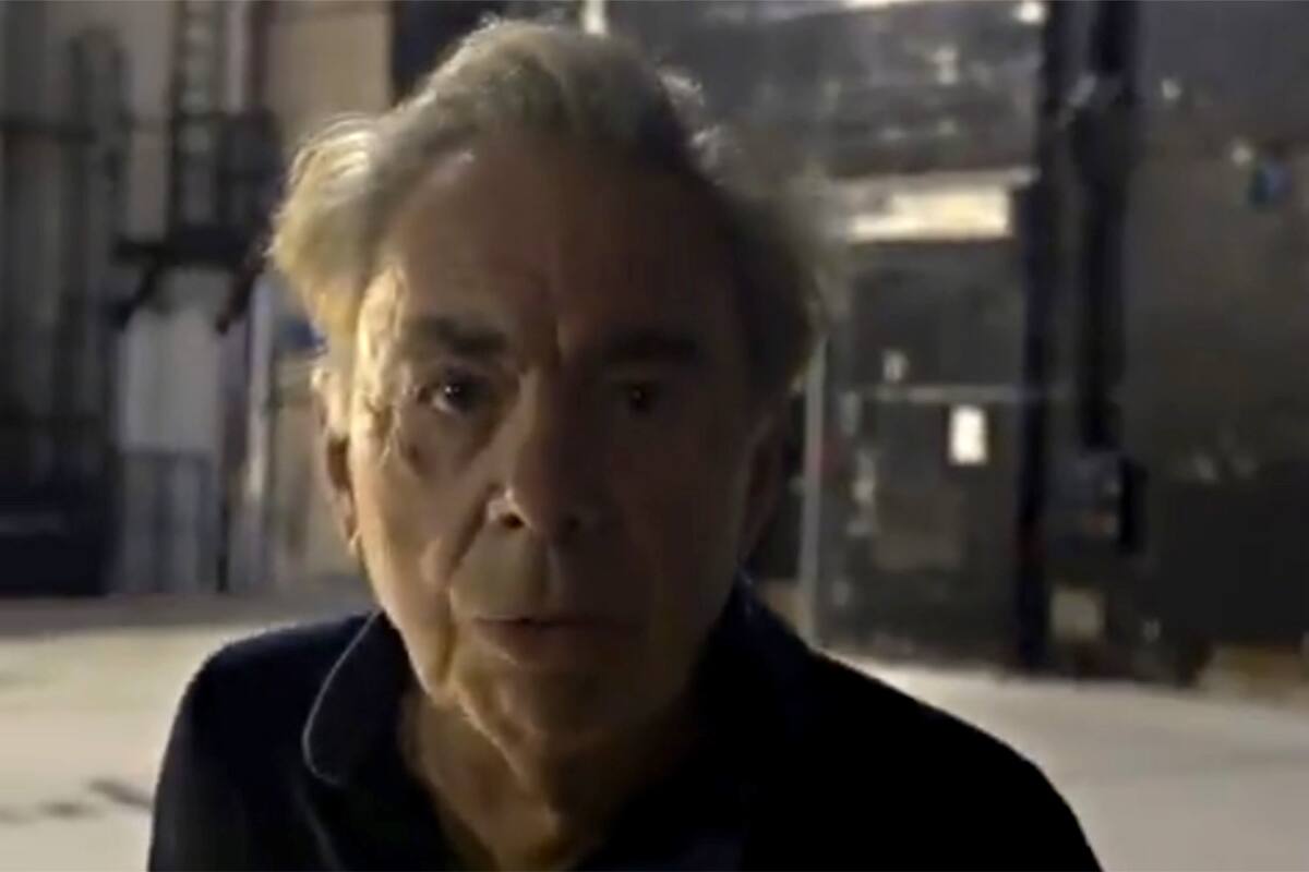 El emotivo y duro mensaje de Andrew Lloyd Webber en Twitter