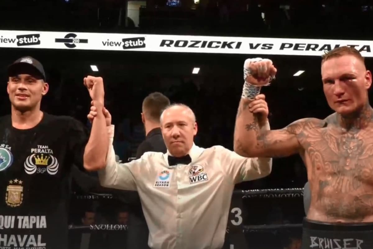 El empate entre Yamil Peralta y Rozicki perjudicó al boxeador argentino