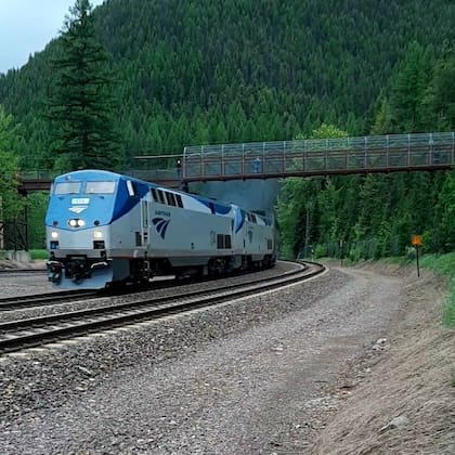 El Empire Builder de Amtrak recorre 1138 millas (1831 kilómetros) en 46 horas (Instagram/@matty_w001_)