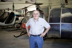 El emprendedor que hace helicópteros desde Saladillo para el mundo