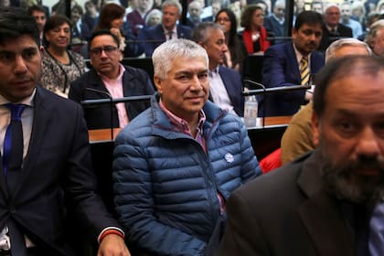 El empresario argentino Lázaro Báez, antes del inicio de un juicio por corrupción, en Buenos Aires, Argentina, 21 de mayo de 2019.