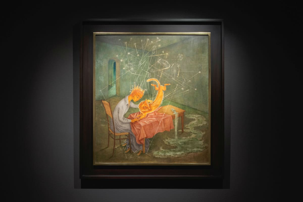 El empresario argentino pagó 3,1 millones de dólares por Simpatía (La rabia del gato), de Remedios Varo (en la foto, detalle), en una subasta en Christies de Nueva York