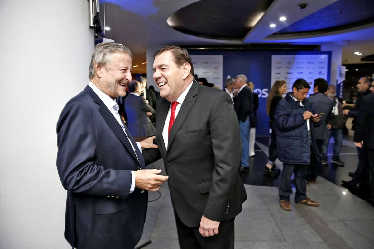 El empresario Cristiano Ratazzi y el candidato a intendente Guillermo Montenegro