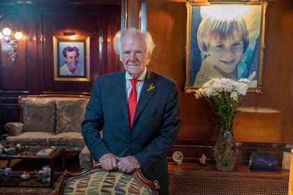 El empresario Juan Carlos Blumberg, padre de Axel, joven secuestrado y asesinado el 23 marzo de 2004