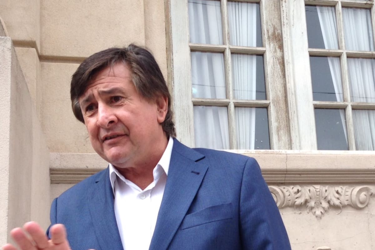 El empresario Michel Rohrer, en 2016, cuando se presentó espontáneamente en los tribunales de Río Cuarto para ponerse a disposición de la Justicia por el caso Dalmasso