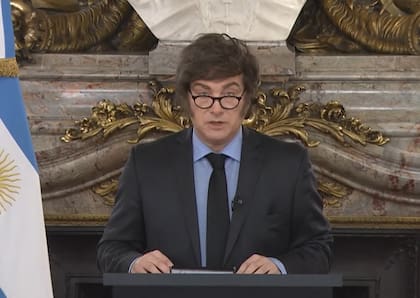 El empresario se identificó con Javier Milei
