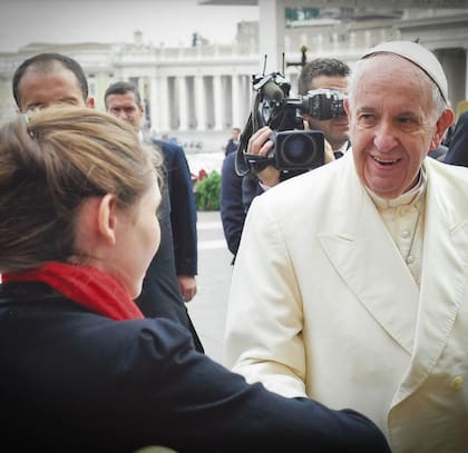 El encuentro con el papa Francisco que marcaría su carrera para siempre
