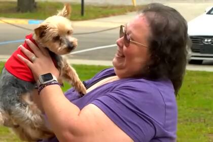 El encuentro de Kingston con su dueña, 5 años después de haber sido separados por un huracán