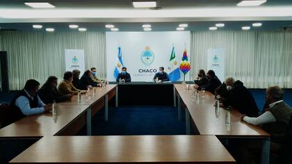 El encuentro de la Mesa de Enlace con Capitanich en Resistencia