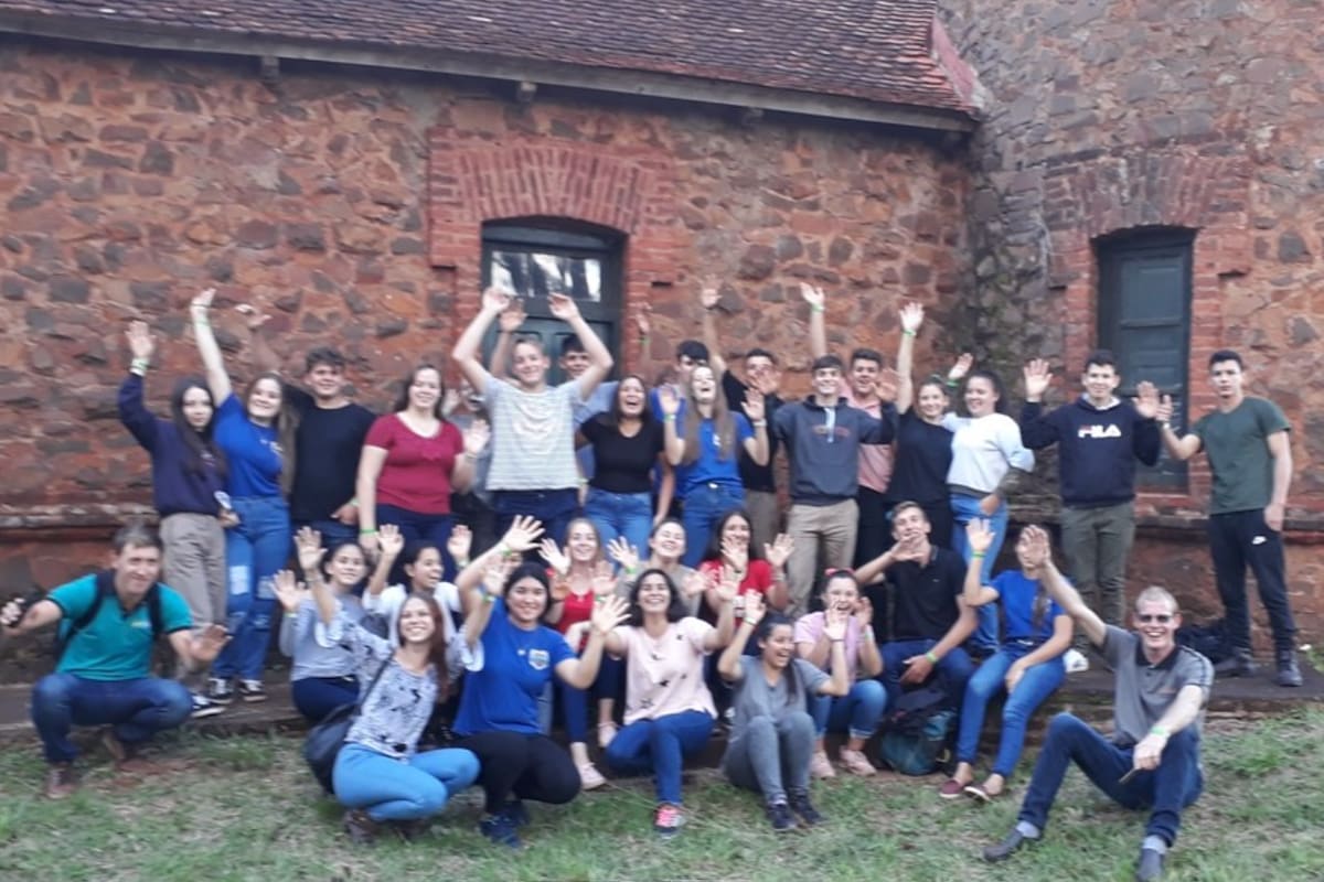 El encuentro de los jóvenes ganaderos fue en la estancia Santa Cecilia, del productor agropecuario Carlos Navajas