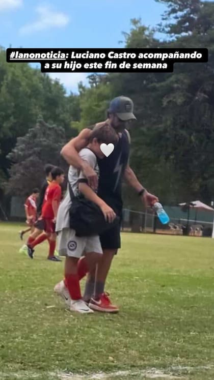 El encuentro de Luciano Castro con su hijo menor, Fausto