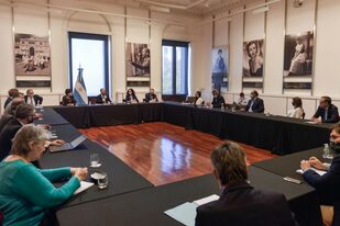 El encuentro del gabinete económico con el Consejo Agroindustrial en Casa Rosada