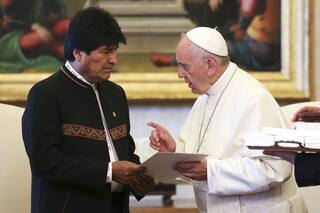 El Papa habló con Evo Morales sobre la selección antes del partido con Francia