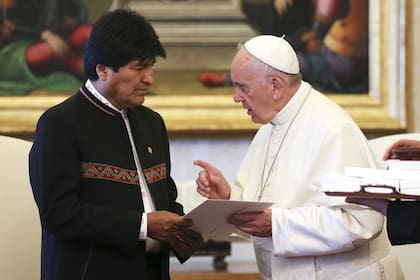 El encuentro del Papa Francisco con el presidente de Bolivia, Evo Morales