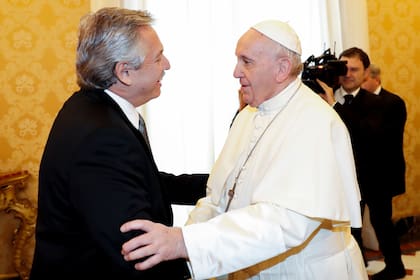 El encuentro del papa Francisco y Alberto Fernández