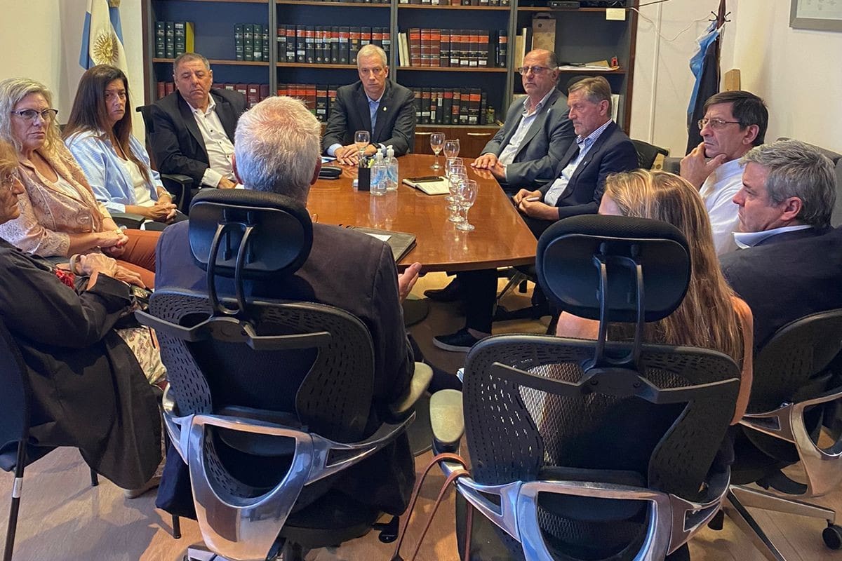 El encuentro entre dirigentes del agro y senadores de la Comisión de Agricultura de la Cámara baja