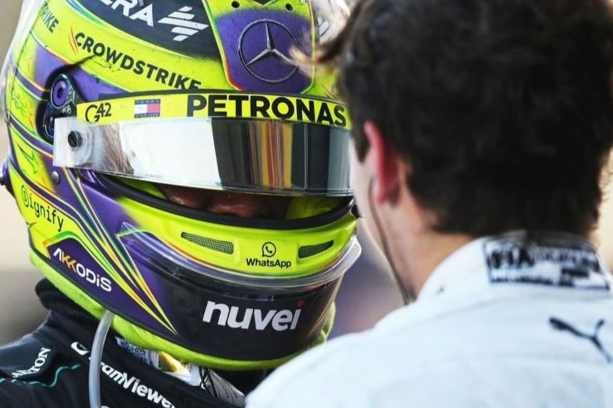 El encuentro entre Lewis Hamilton y Franco Colapinto