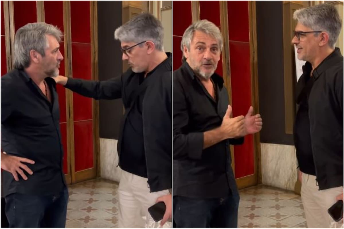 El encuentro entre Pablo Echarri y Darío Martínez Corti