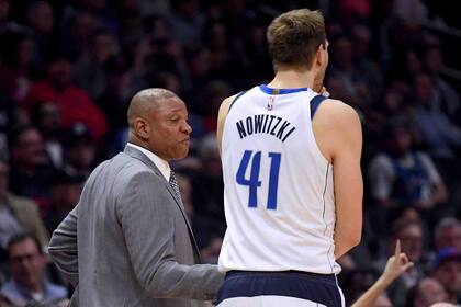 El encuentro entre Rivers y Nowitzki