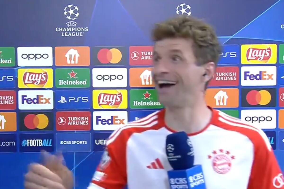 El encuentro entre Tchouaméni y Müller en el empate de Real Madrid y Bayern Munich