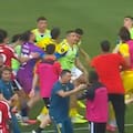 Así fue el fuerte enfrentamiento entre los jugadores tras la victoria de Rosario Central ante Estudiantes