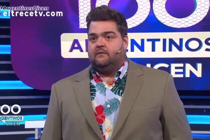 El enojo Dario Barassi durante el festejo de los 500 programas de 100 argentinos dicen