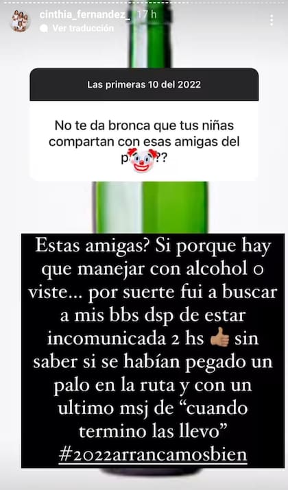 El enojo de Cinthia Fernández tras una situación que tuvo como protagonista a Matías Defederico
