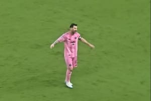El enojo de Messi cuando el árbitro decidió suspender el partido de Inter Miami en la Leagues Cup