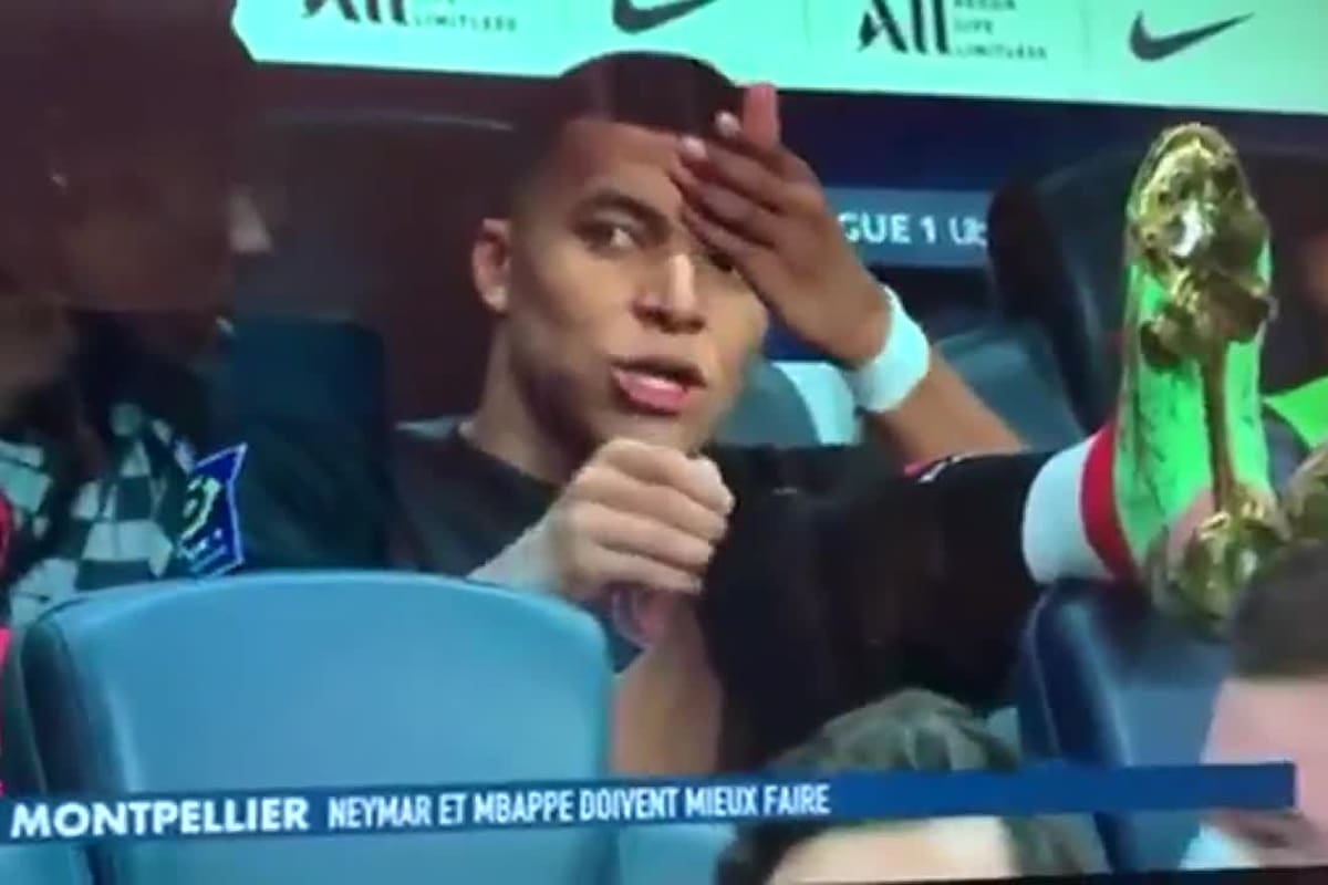 El enojo de Mbappé con Neymar