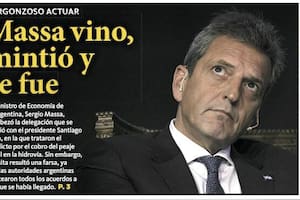 El enojo de Paraguay con Massa, en la portada del diario La Nación de Paraguay