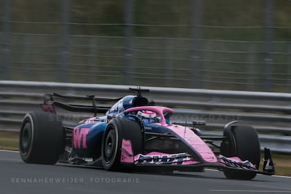 El ensayo de Franco Colapinto en el circuito neerlandés de Zandvoort
