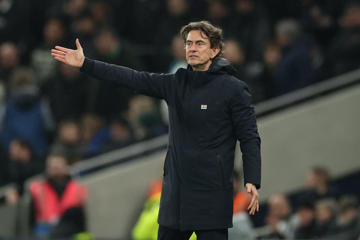 El entrenador danés Thomas Frank fue despedido de Tottenham después de ocho meses en el cargo. (AP Photo/Ian Walton)