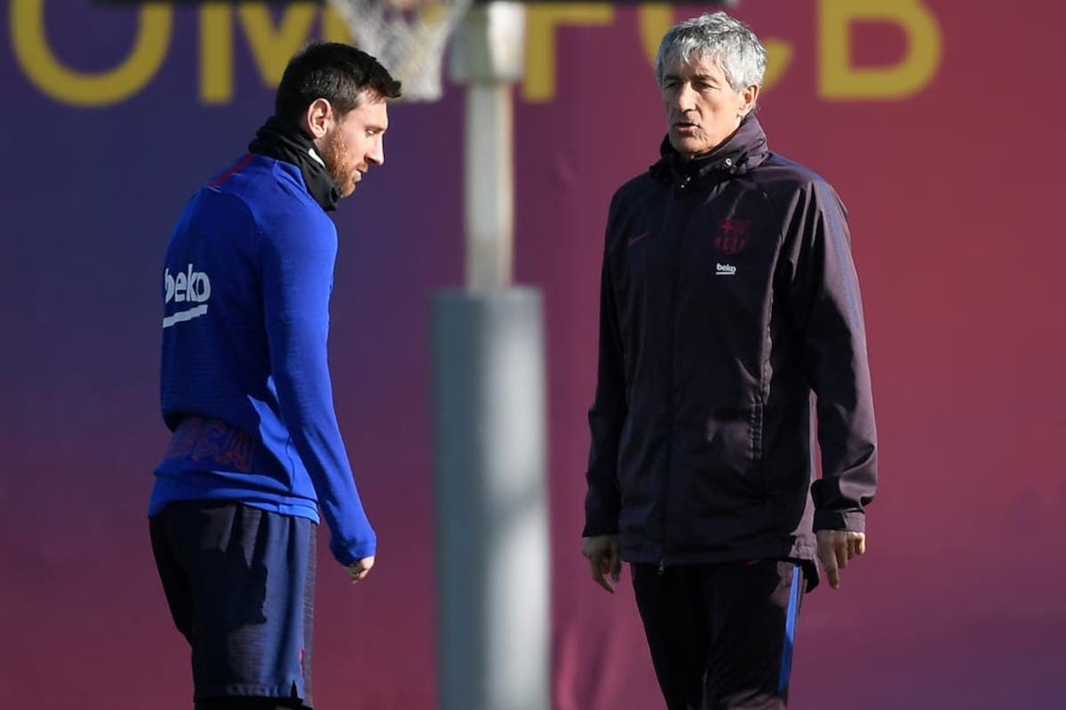 El entrenador de Barcelona tiene pensado jugar con línea de tres defensroes, cinco volantes y Messi y Suárez como delanteros