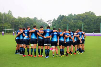 El entrenamiento de los Pumas en Fukushima
