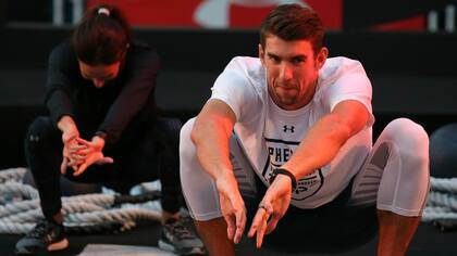 El entrenamiento de Phelps y Aymar, en Palermo
