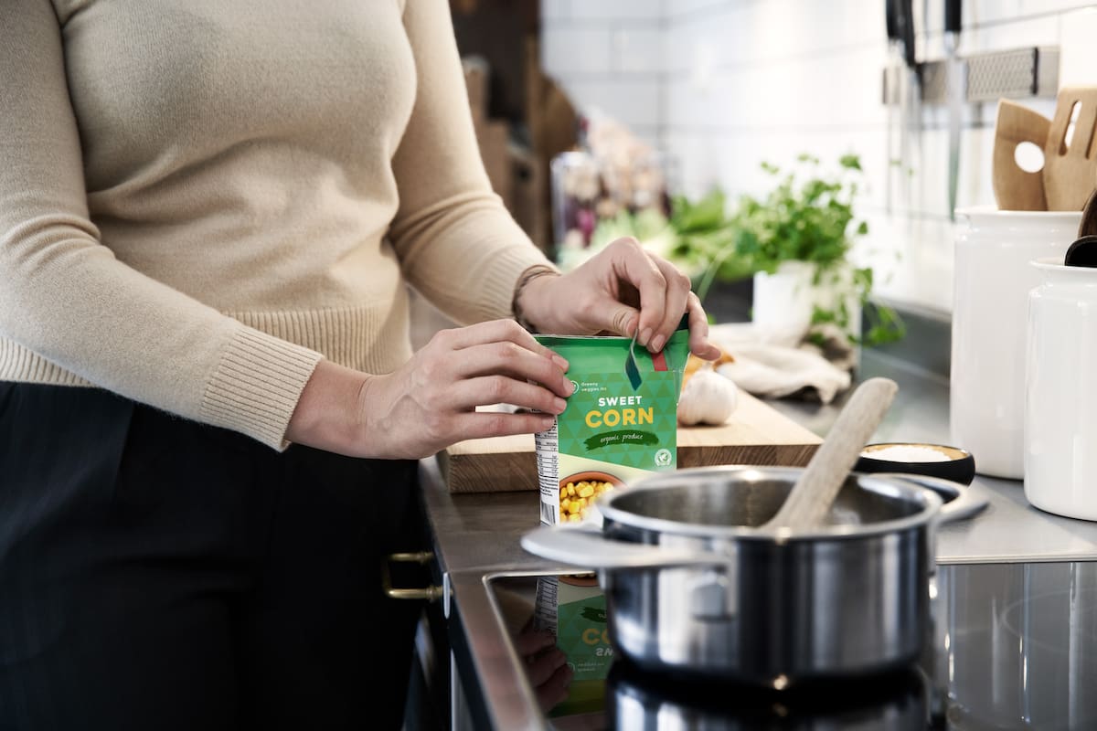 El envase Tetra Recart es perfecto para los alimentos listos para servir.