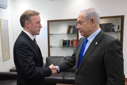 El enviado de EE.UU., Jake Sullivan, se reunió con el premier Benjamin Netanyahu. Photo: Ariel Hermoni/GPO/dpa