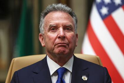El enviado de EEUU para Oriente Medio, Steve Witkoff, durante una visita oficial en Riad, Arabia Saudí, el 18 de febrero de 2025