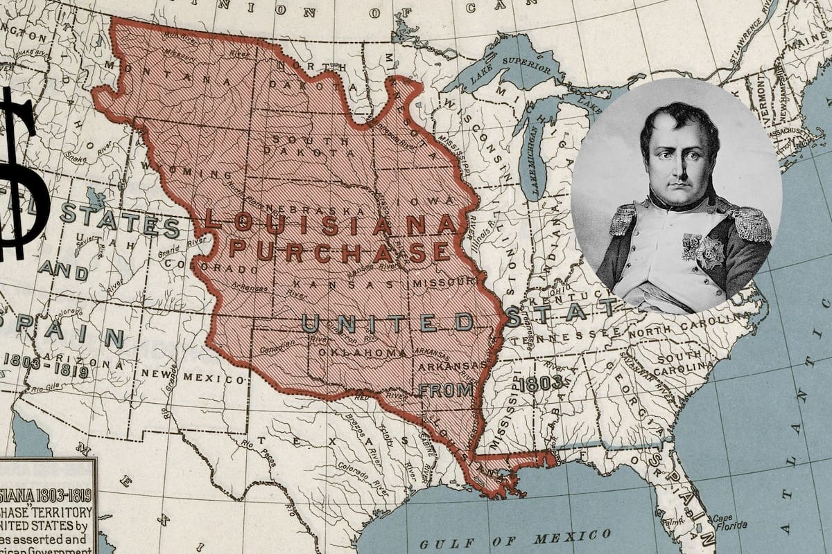 El enviado del gobierno de los Estados Unidos fue a Francia con la intención de comprar Nueva Orleans... y por unos dólares más compró toda la región de Luisana, que hoy representa el 25 por ciento del territorio de los Estados Unidos