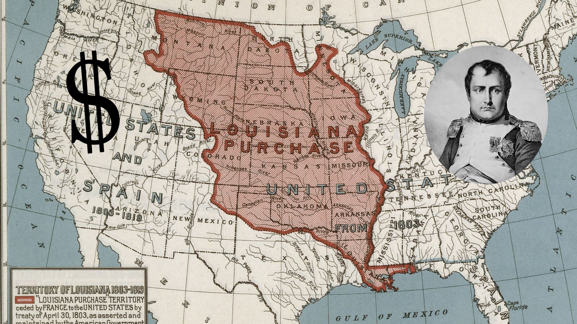 El enviado del gobierno de los Estados Unidos fue a Francia con la intención de comprar Nueva Orleans... y por unos dólares más compró toda la región de Luisana, que hoy representa el 25 por ciento del territorio de los Estados Unidos