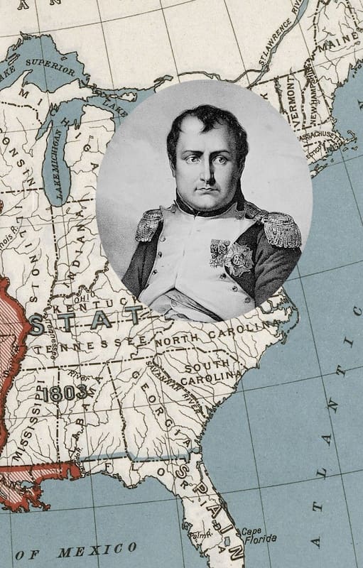 El enviado del gobierno de los Estados Unidos fue a Francia con la intención de comprar Nueva Orleans... y por unos dólares más compró toda la región de Luisana, que hoy representa el 25 por ciento del territorio de los Estados Unidos