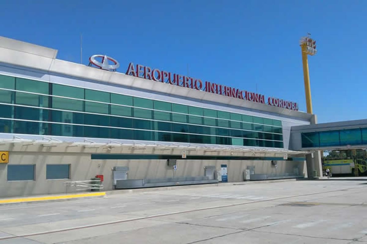 El envío se hizo desde el aeropuerto de Córdoba
