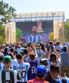 Dónde ver gratis los partidos del Mundial 2026 en pantalla gigante en los Buenos Aires Fan Fest
